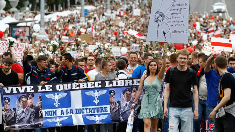 La Biélorussie solidaire envers les conspis Québécois